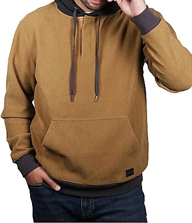 Cowboy Corduroy Henley Hoodie by Hooey