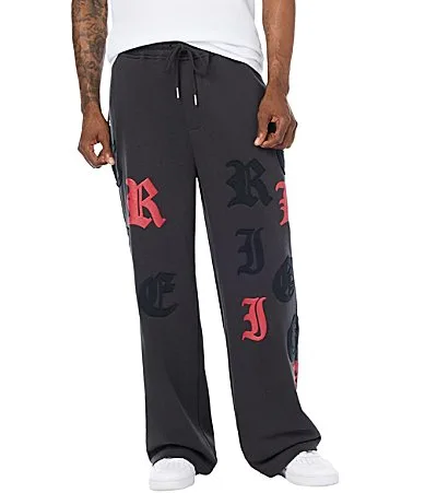 Tossed Logo Baggy Sweatpants by True Religion