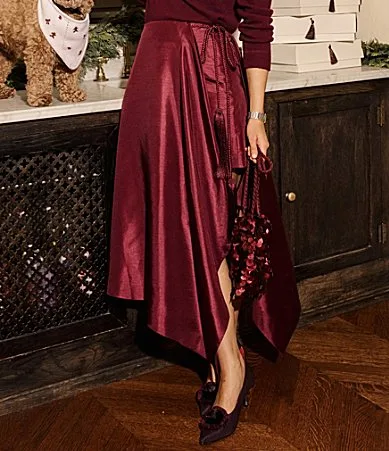 Antonio Melani x Style by Simkins Louise Asymmetrical Wrap Skirt by Antonio Melani