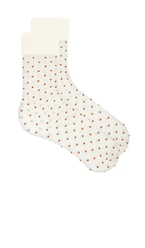 Polka Dot Knee High Tights by For Love & Lemons