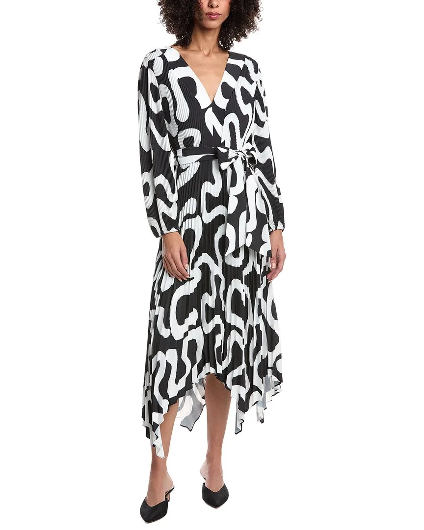 Liora Ink Swirl Midi Dress by Milly