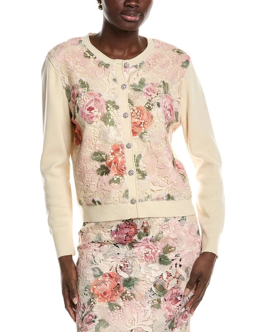 Shani Printed Wool-Blend Sweater by Ungaro