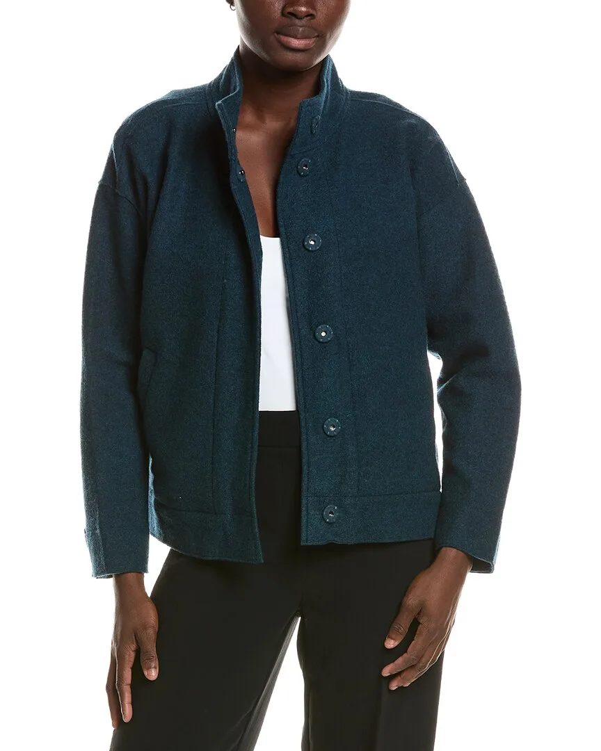 Knit Wool Jacket by Eileen Fisher