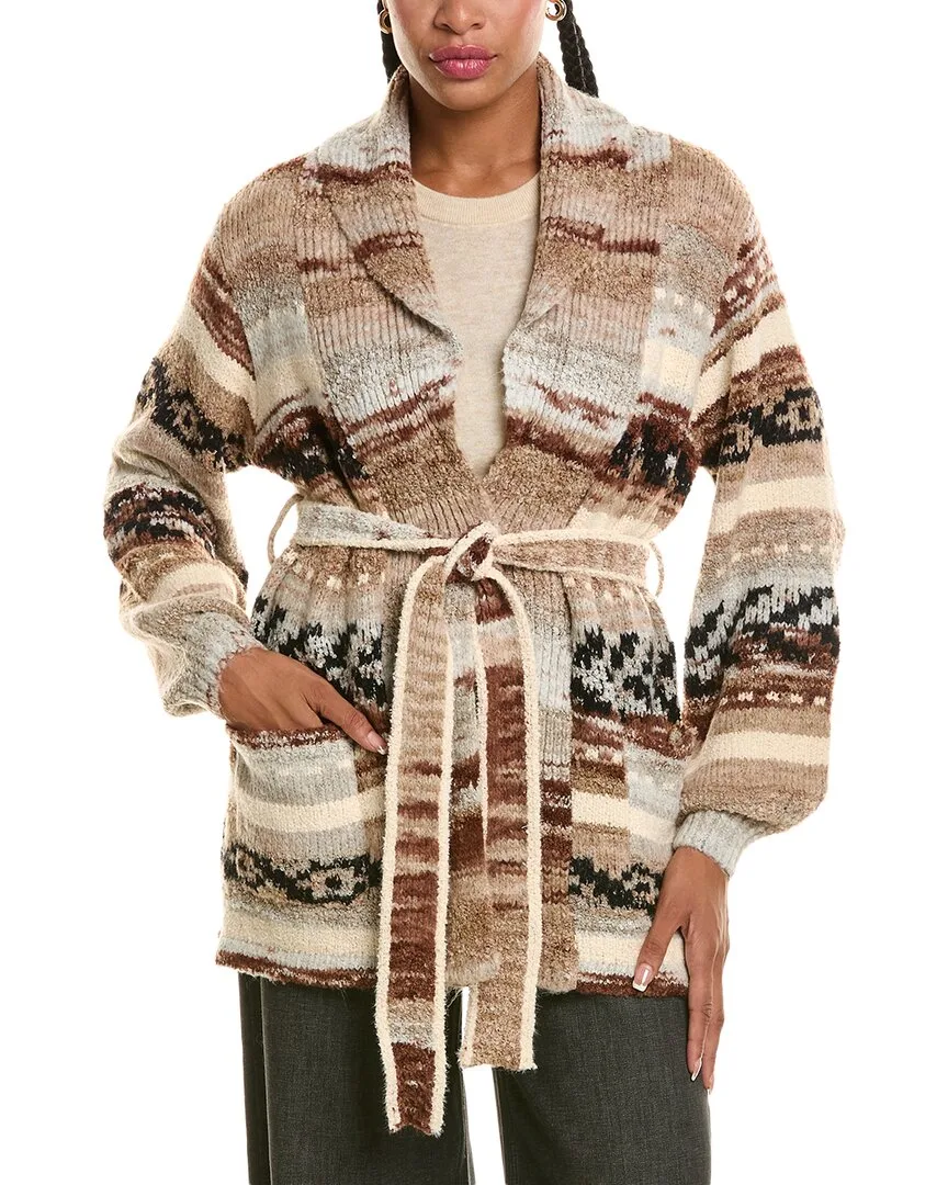 Knit Terry Coat by Stella  Lorenzo
