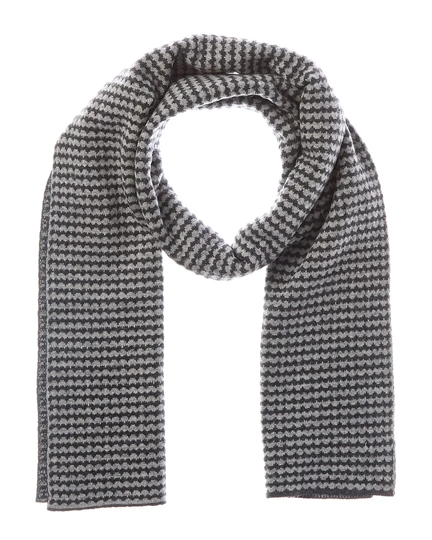 Jacquard Wool & Cashmere-Blend Scarf