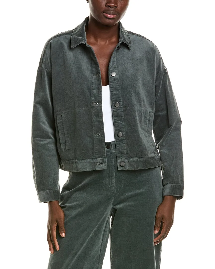 Petite Classic Collar Jacket by Eileen Fisher