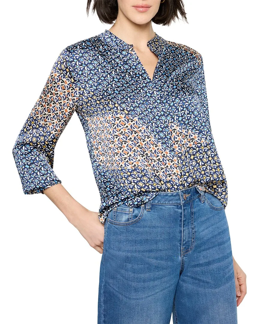 Monogram Mix Top by Nic+Zoe