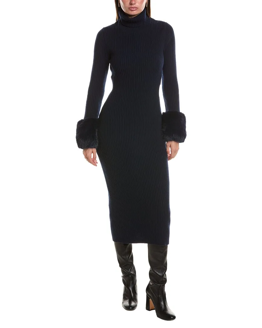 Linda Wool-Blend Sweaterdress