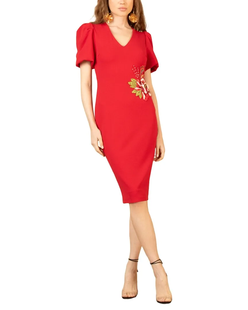 Short Sleeve V-Neck Dress by Hale Bob