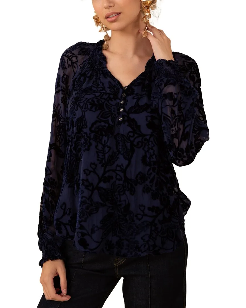 V-Neck Top by Hale Bob