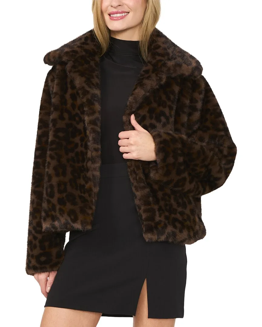 Cropped Fur Coat by Ted Baker