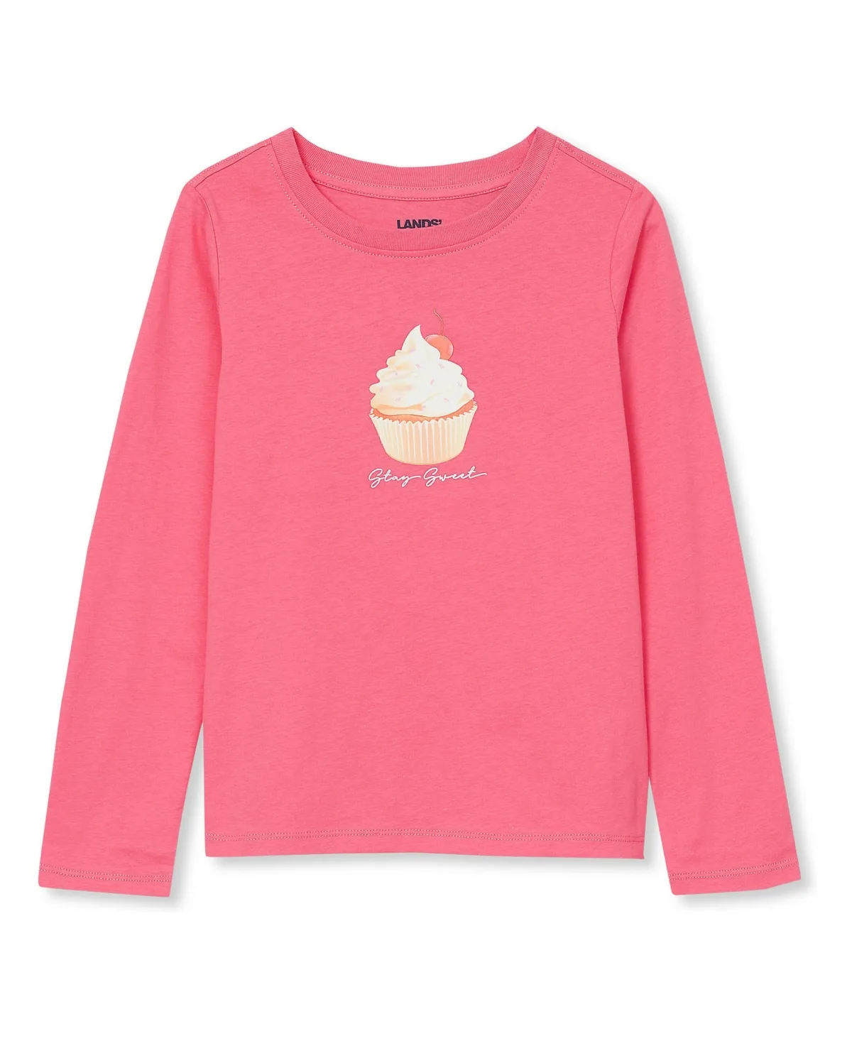 Long Sleeve Graphic Tee by Lands' End
