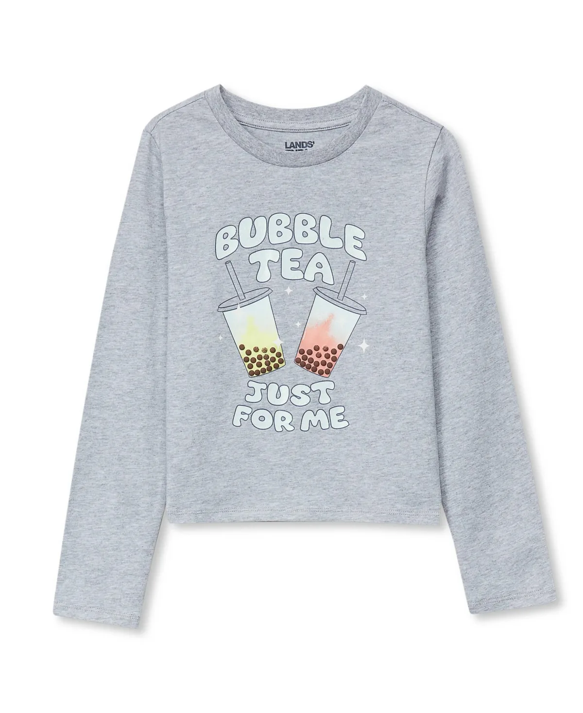 Long Sleeve Graphic Meet and Greet Tee by Lands' End