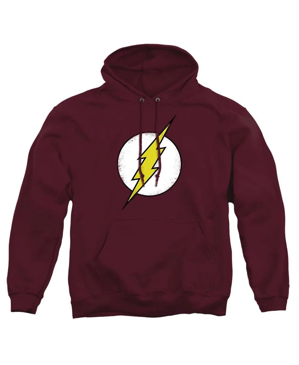 Distressed Graphic Pullover Hoodie by Flash
