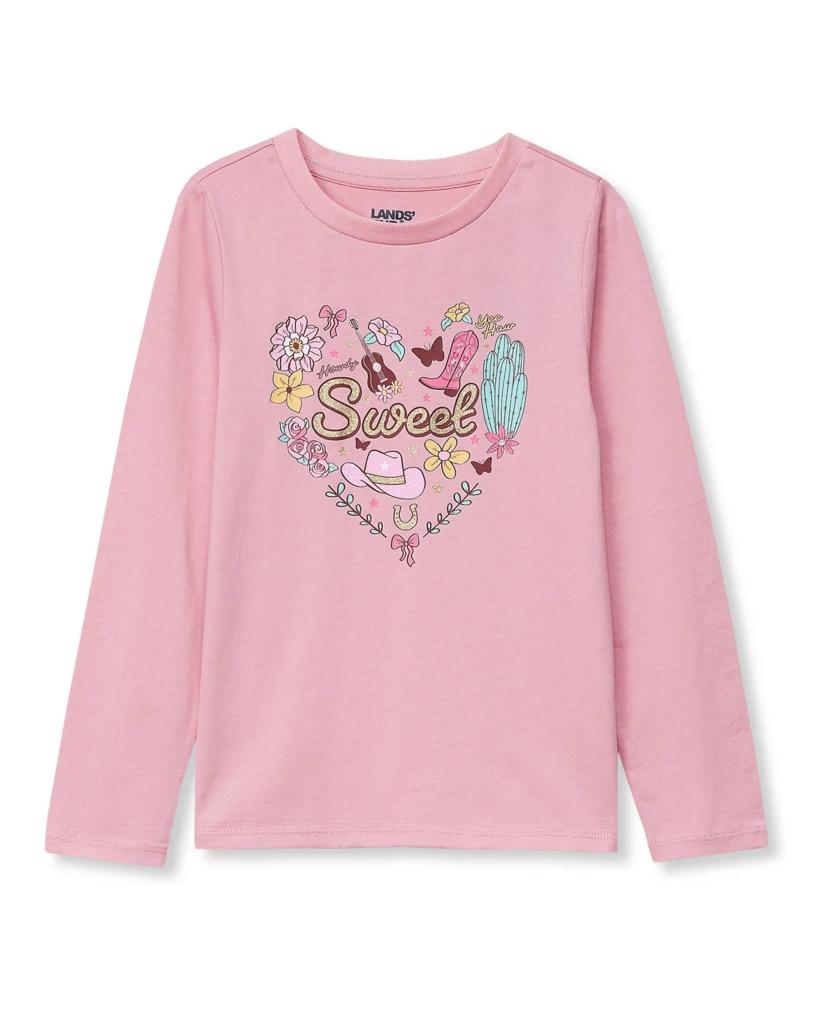 Long Sleeve Graphic Tee by Lands' End
