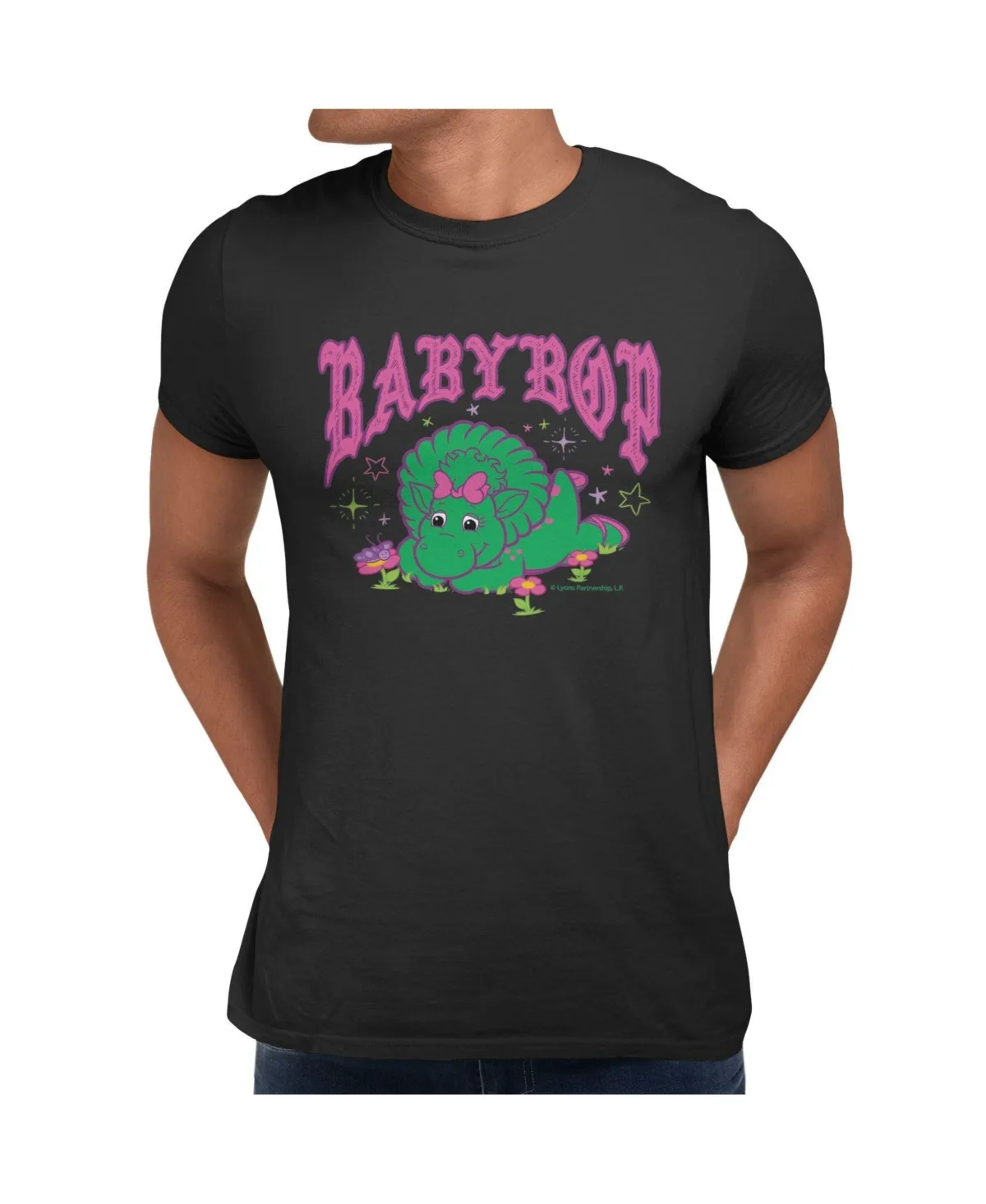 Baby Bop Butterfly Stars Graphic Crewneck Short-Sleeve T-Shirt by Barney