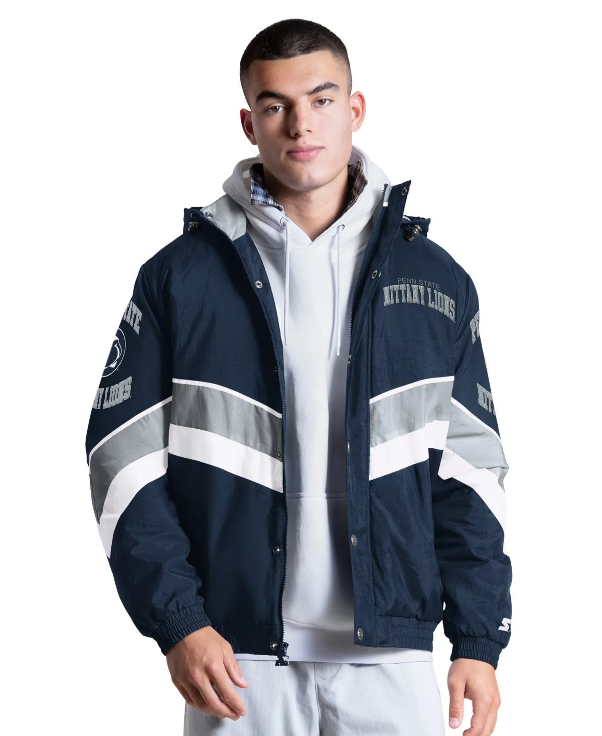 Penn State Nittany Lions the Chevron Full-Zip Hooded Jacket by Starter