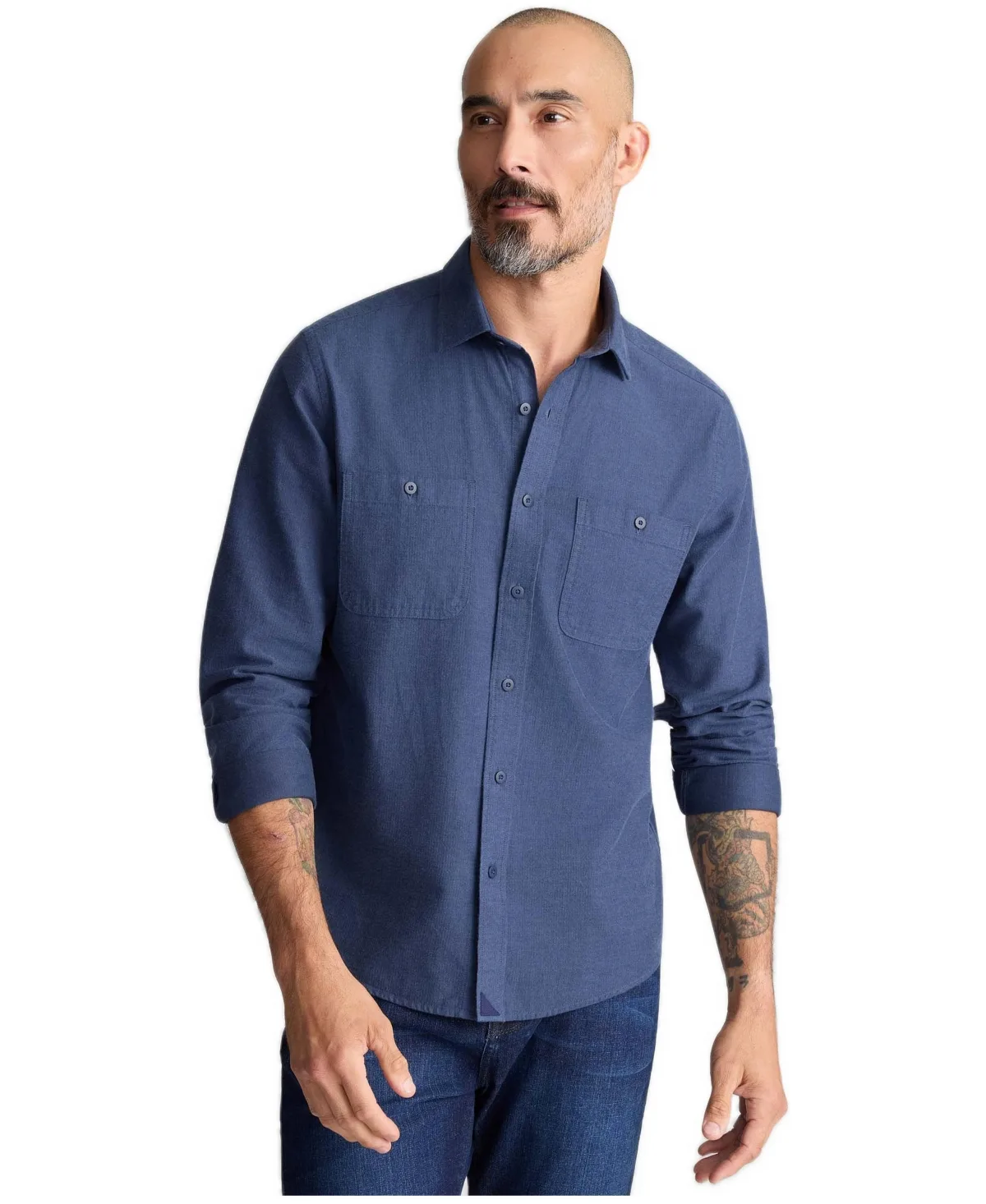 Slim Fit Hemsworth Flannel Button Up Shirt by Untuckit
