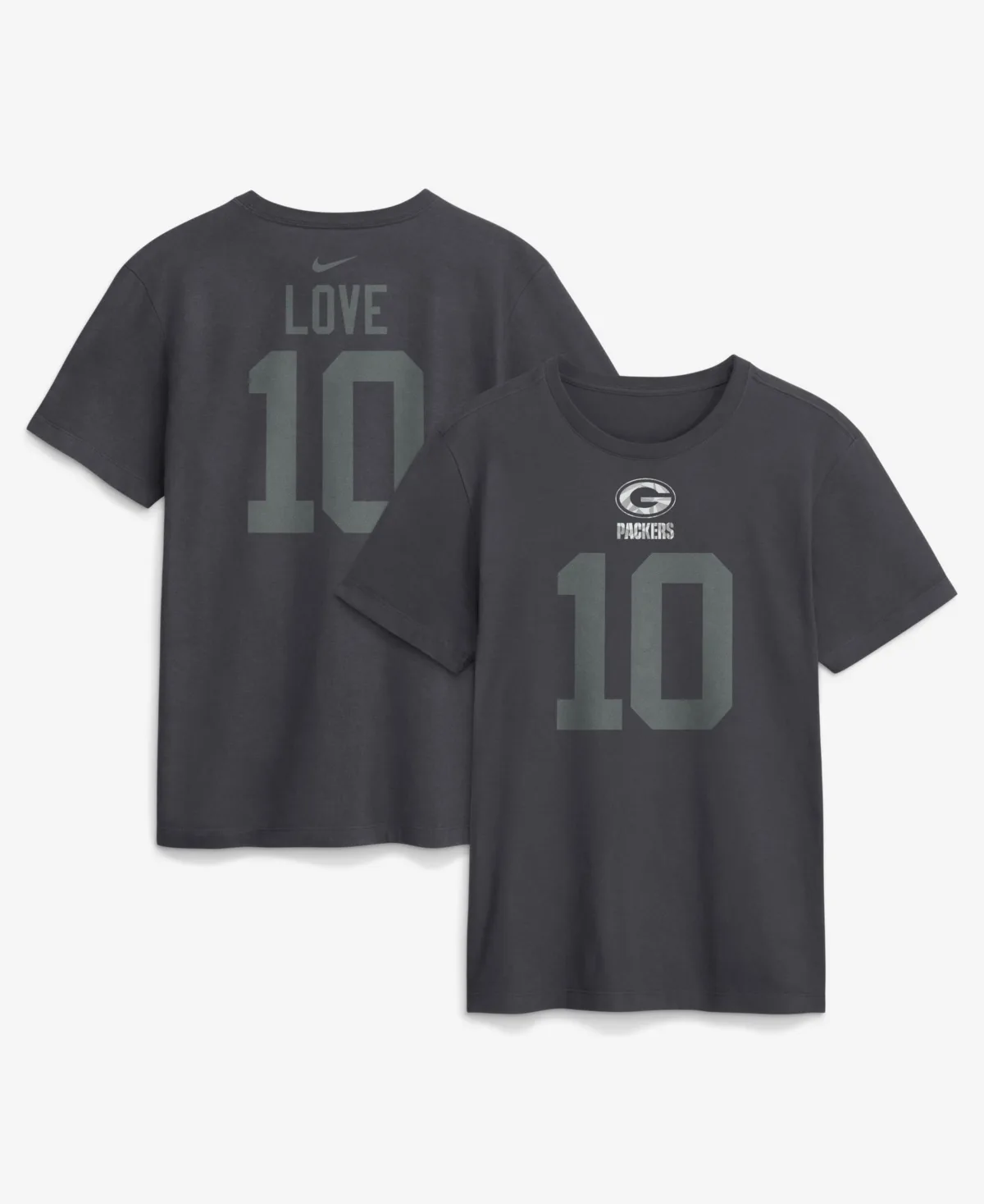 Jordan Love Green Bay Packers Name & Number T-Shirt by Nike