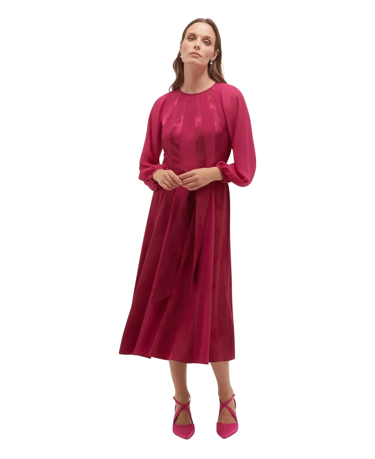 Marilyn Satin Maxi Dress