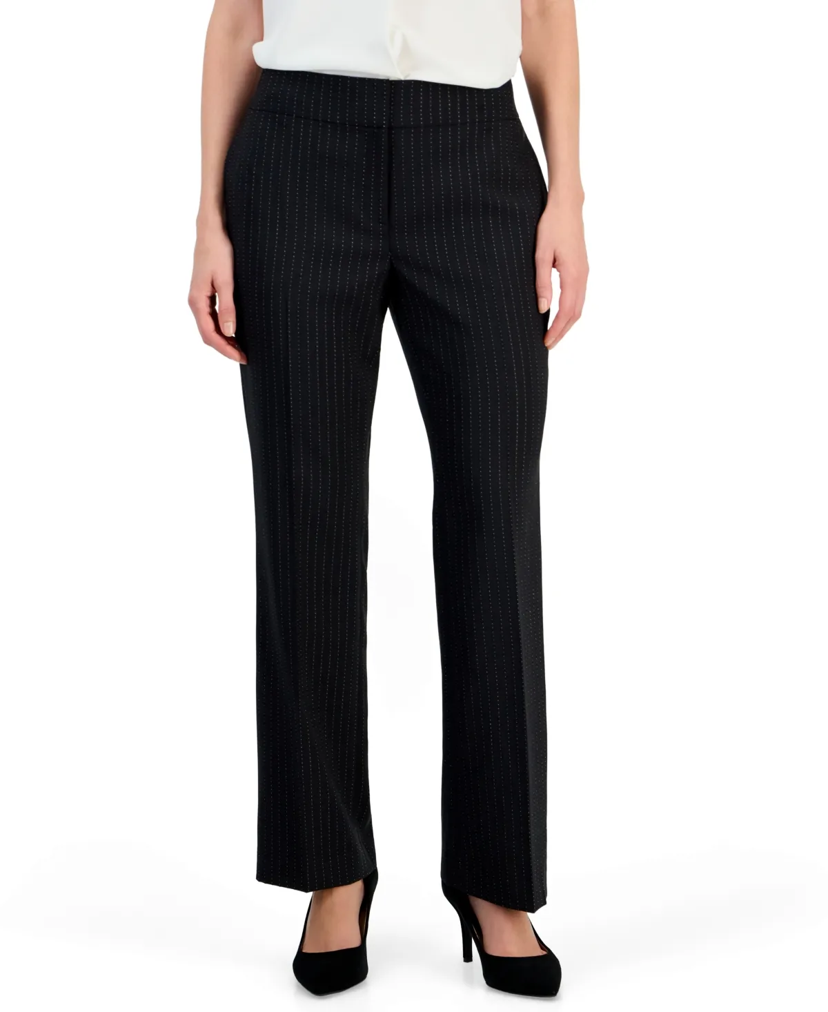 Ava Pinstripe Bootcut Pants