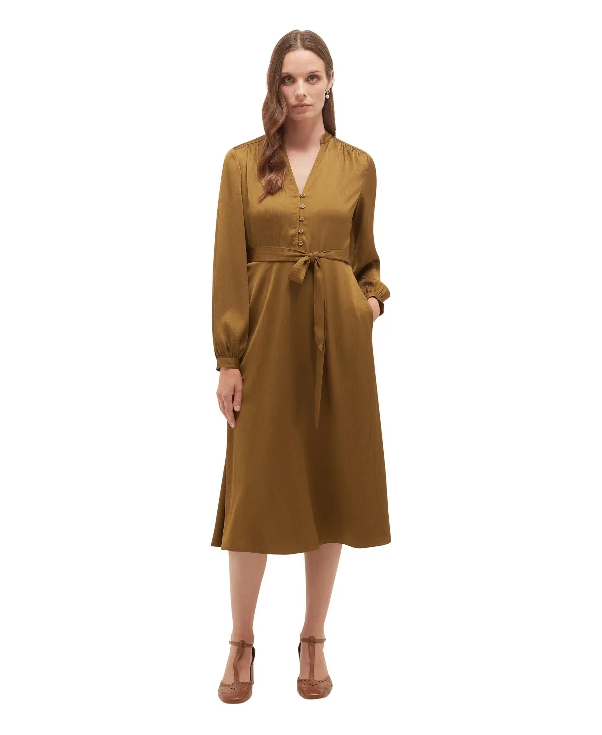 Kristen Belted Shirt Dress by Hobbs London