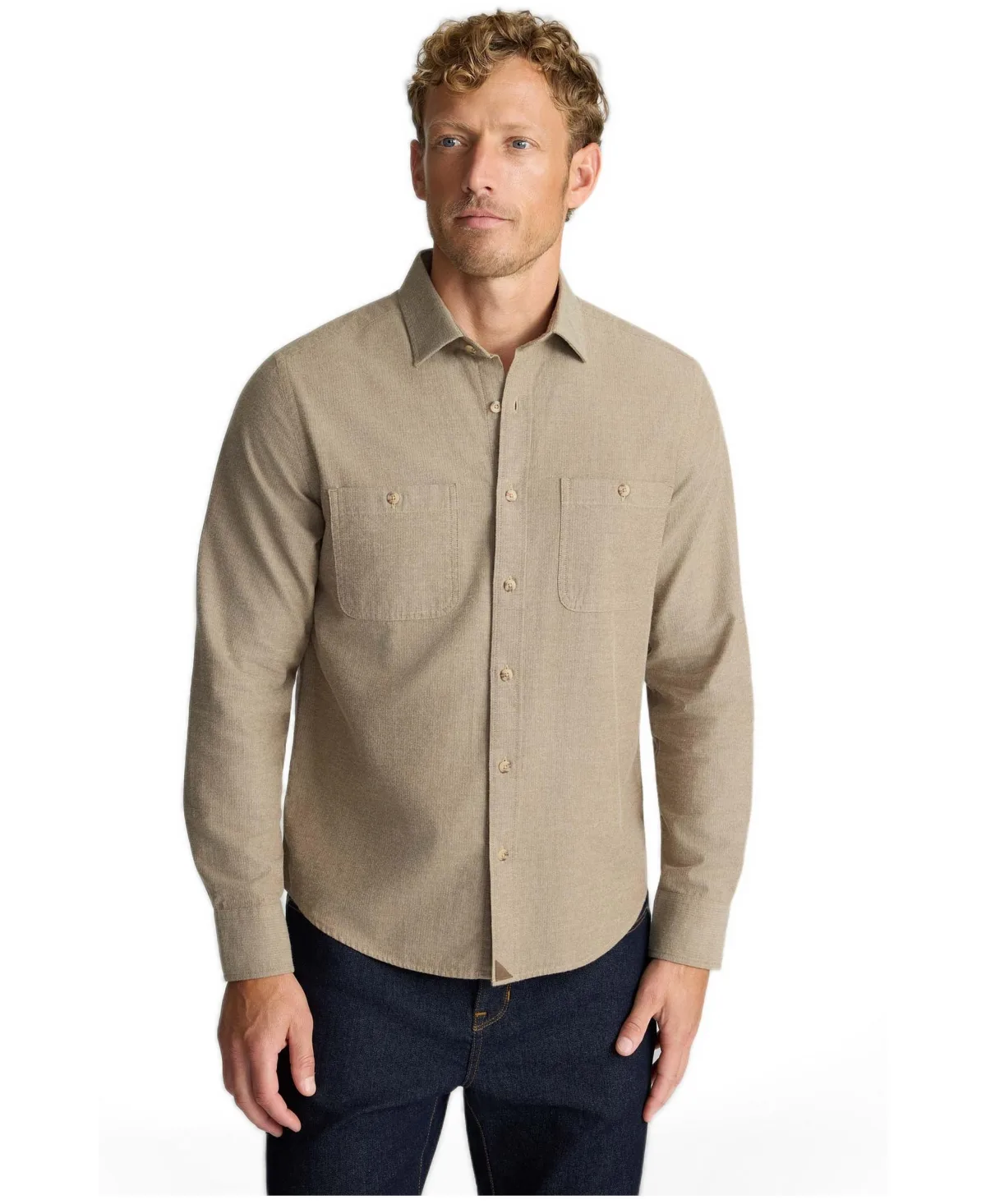 Regular Fit Hemsworth Flannel Button Up Shirt by Untuckit