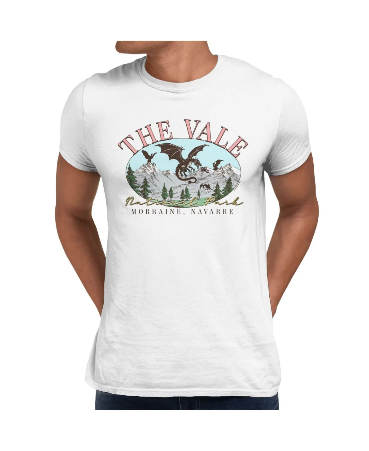 Fourth Wing the Empyrean the Vale National Park Graphic Crewneck T-Shirt by Fourth Wing