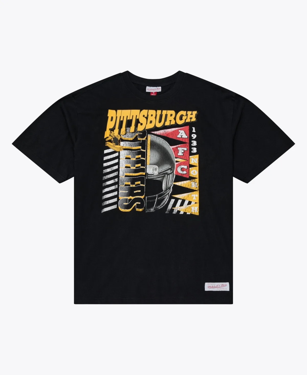Pittsburgh Steelers Core Essentials Street Graphic T-Shirt by Mitchell & Ness