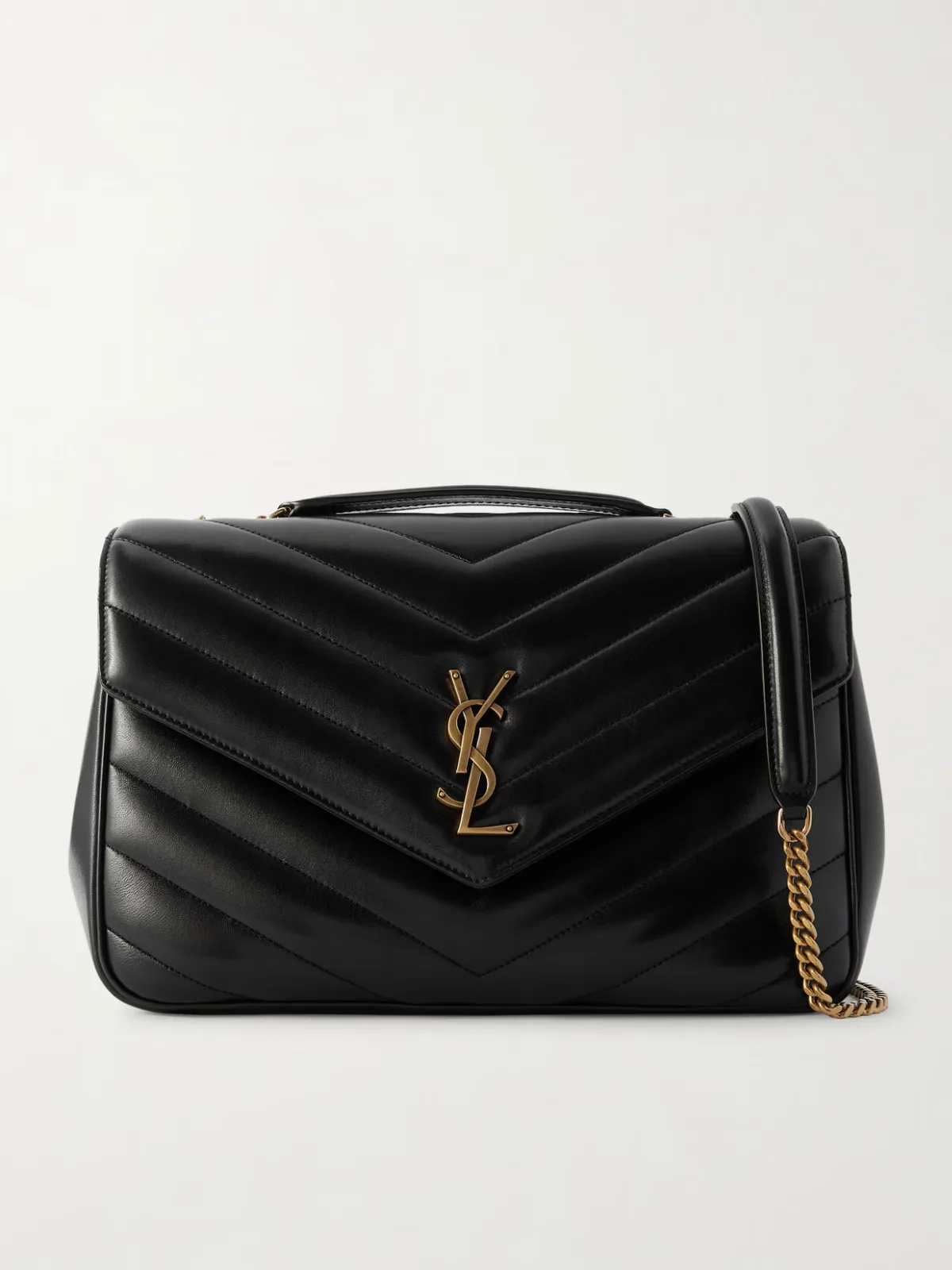 - Loulou Large Quilted Leather Shoulder Bag -
