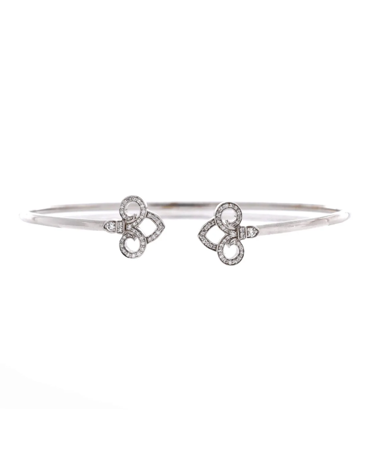 Pre-Owned Tiffany and Co Fleur De Lis Wire Bracelet by Tiffany & Co.