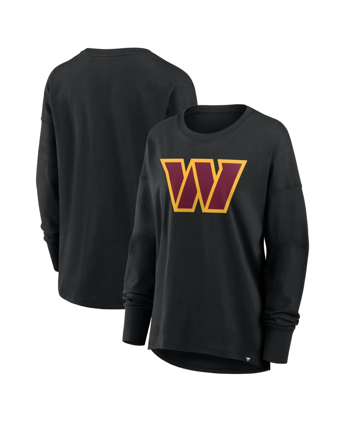 Washington Commanders Relaxed Hip Essential Long-Sleeve T-Shirt