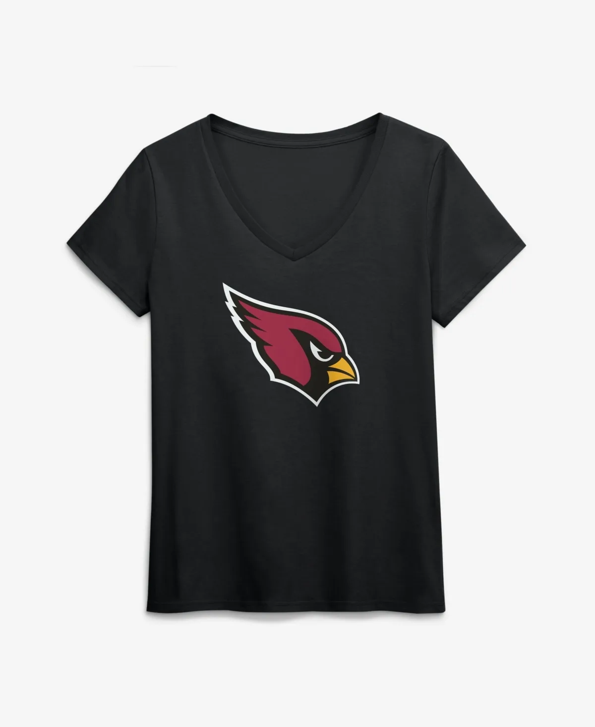 Arizona Cardinals Primary Logo V-Neck T-Shirt by Logo Athletic