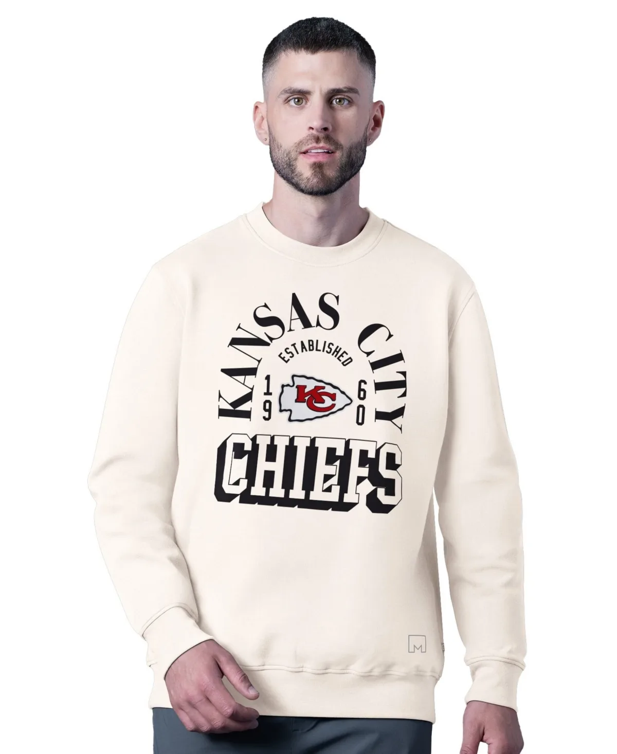 Kansas City Chiefs Whiteout Tri-Blend Sweatshirt