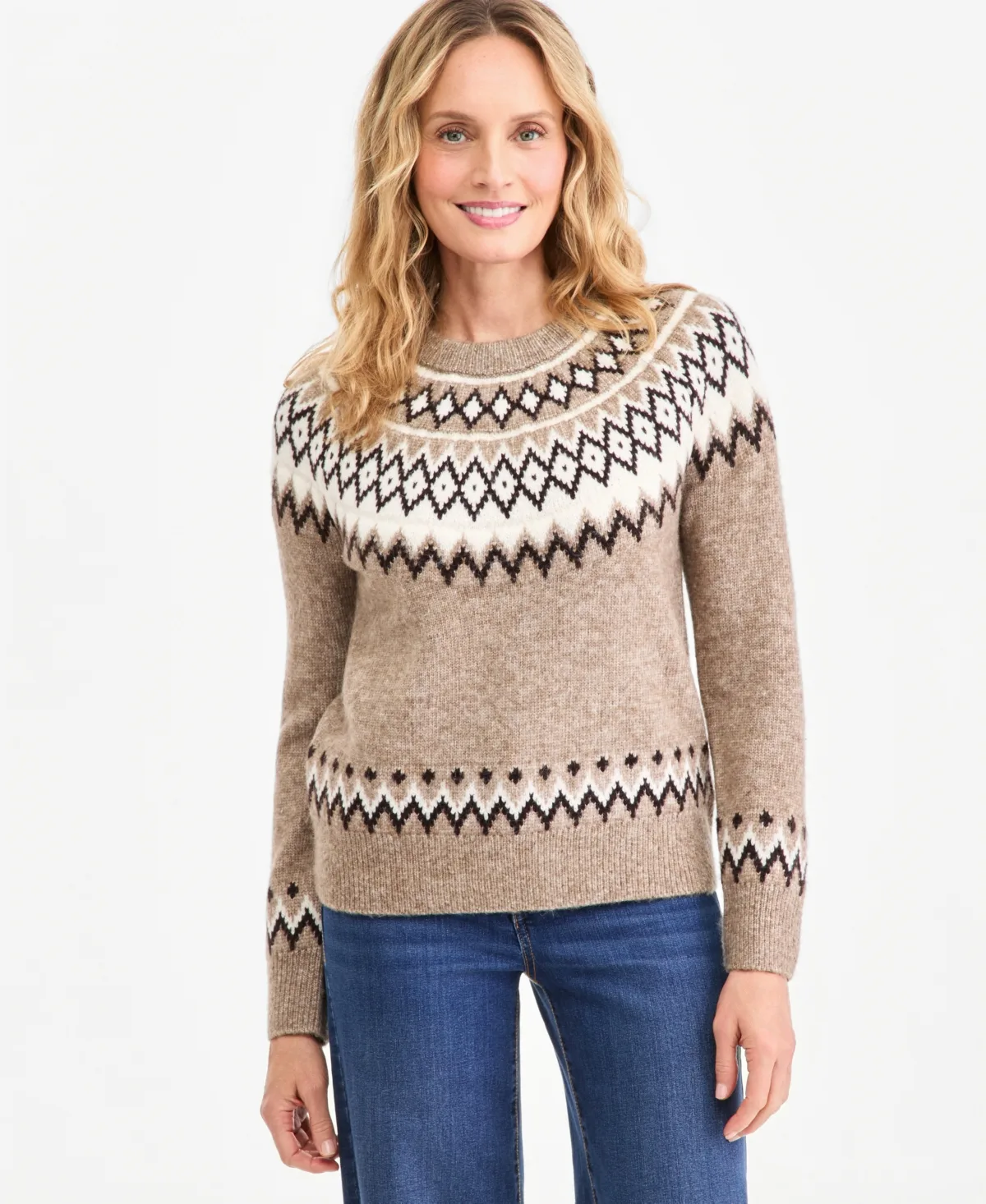 Fair Isle Crewneck Sweater