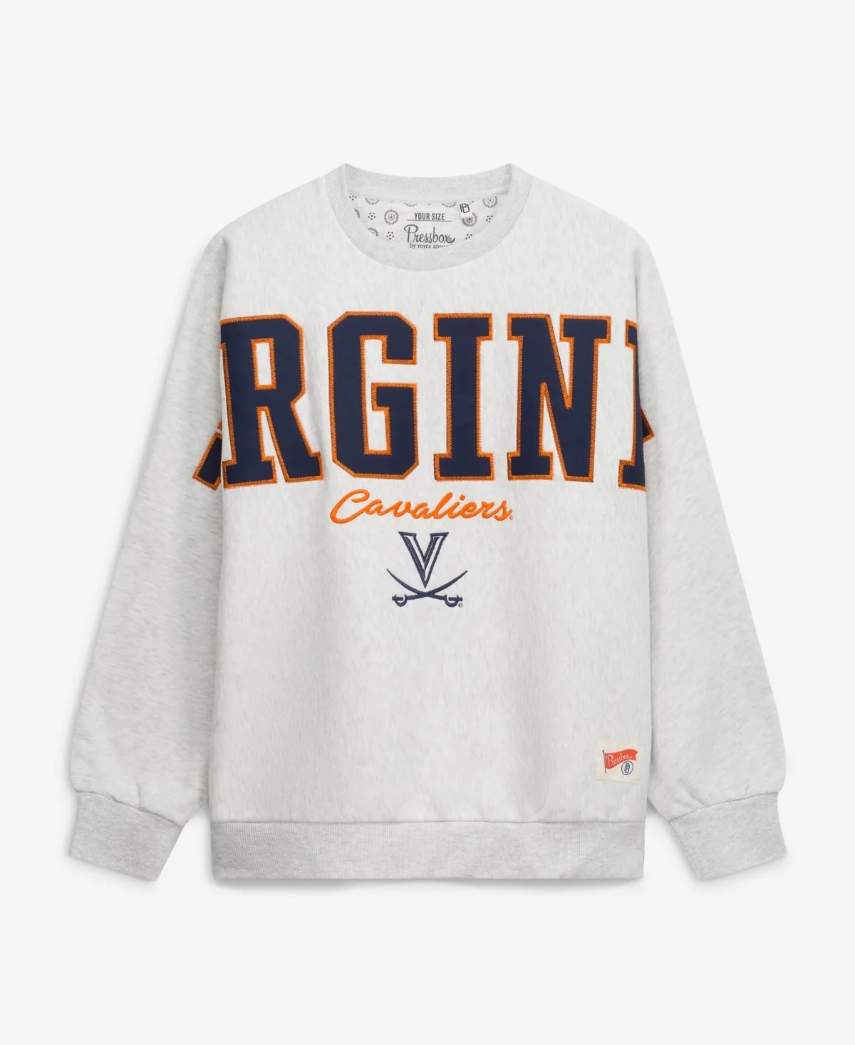 Virginia Cavaliers Flannigan Oversized Fleece Sweatshirt by Pressbox