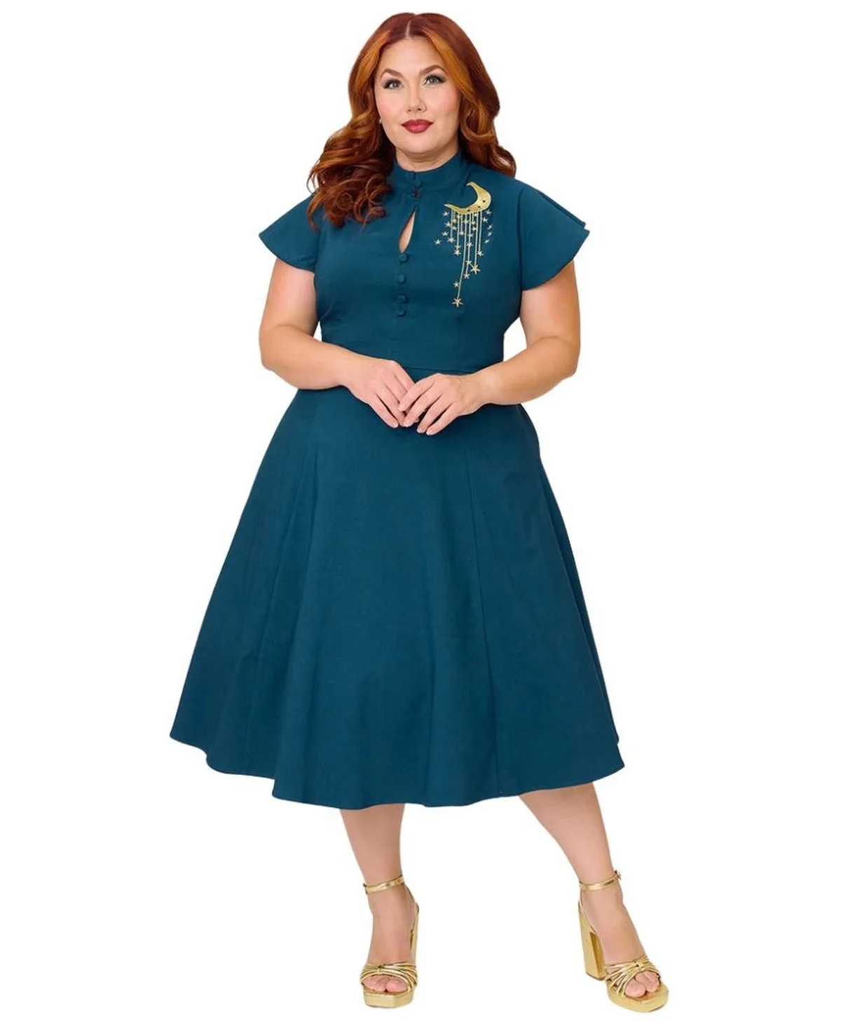 1940s Baltimore Swing Dress by Unique Vintage