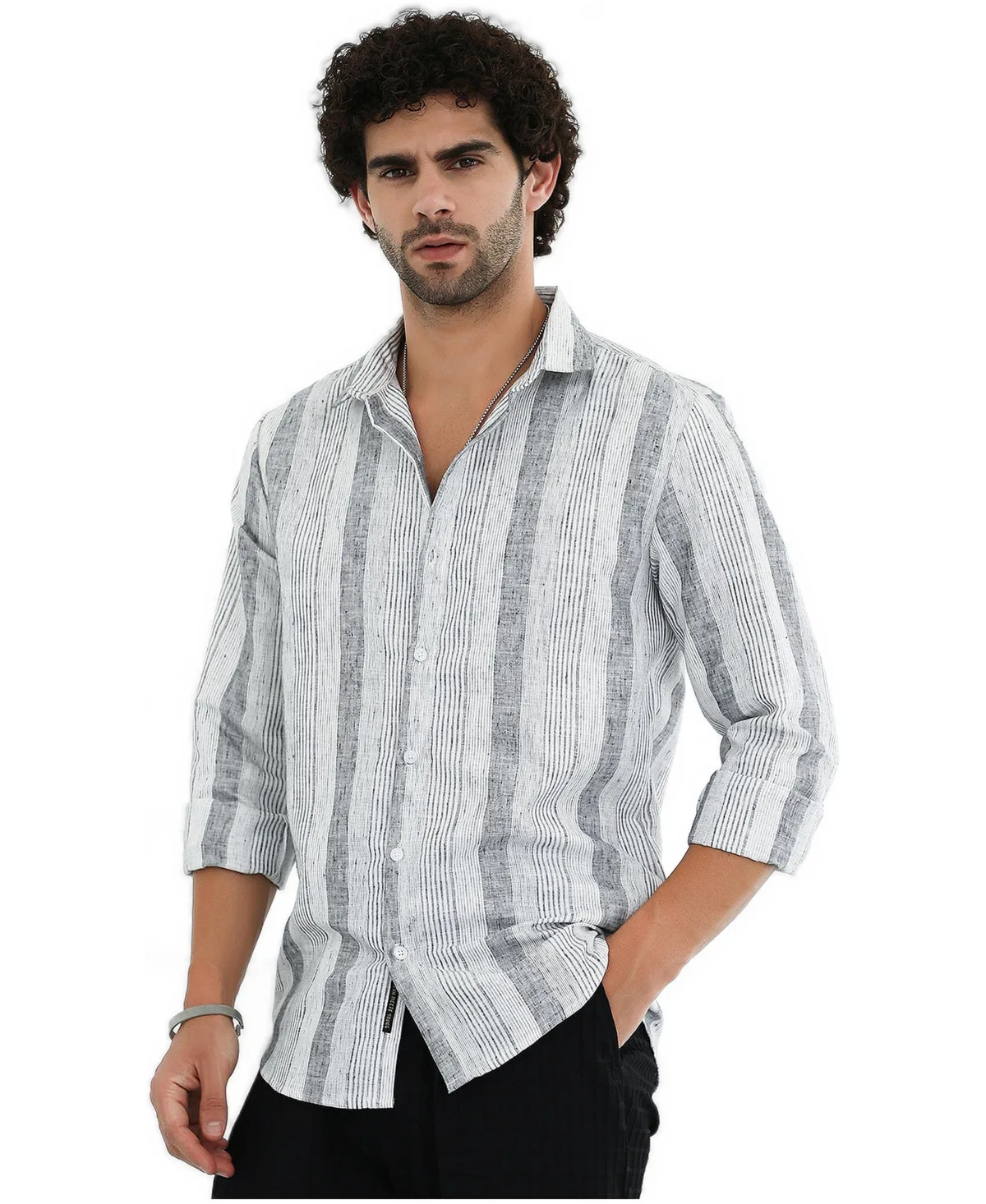 Pincandy Long-Sleeve Striped Shirt by Cahoot