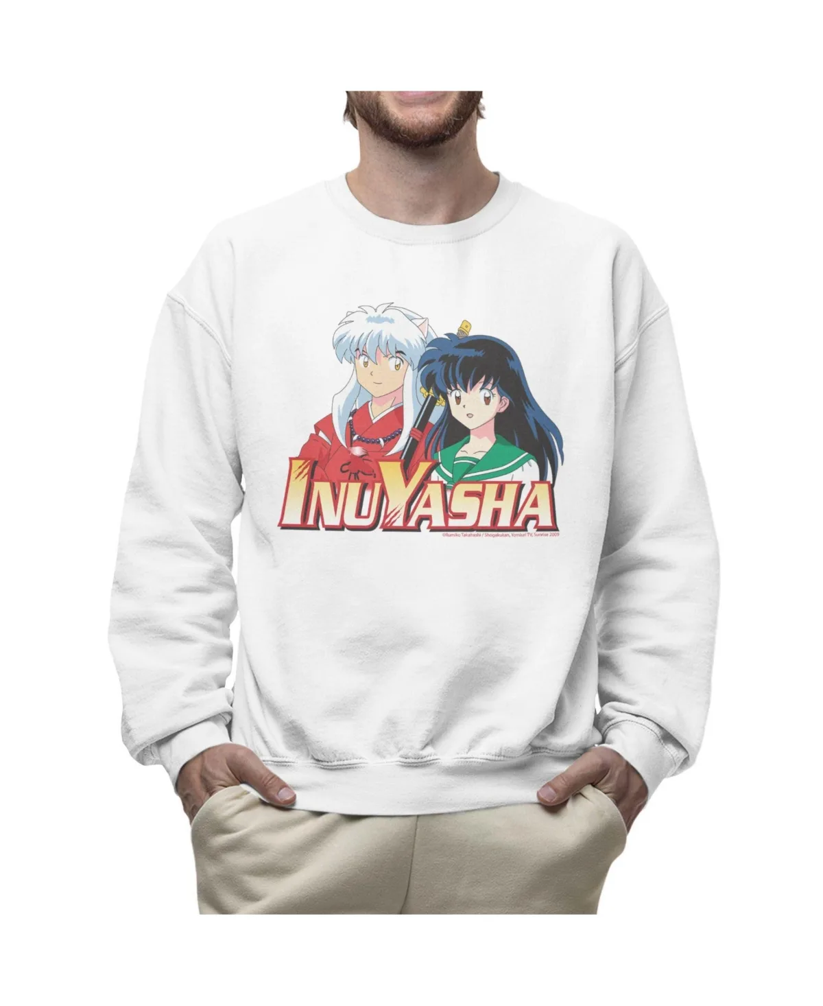 Kagome Sweet Portrait Graphic Crewneck Long-Sleeve Sweatshirt by Inuyasha