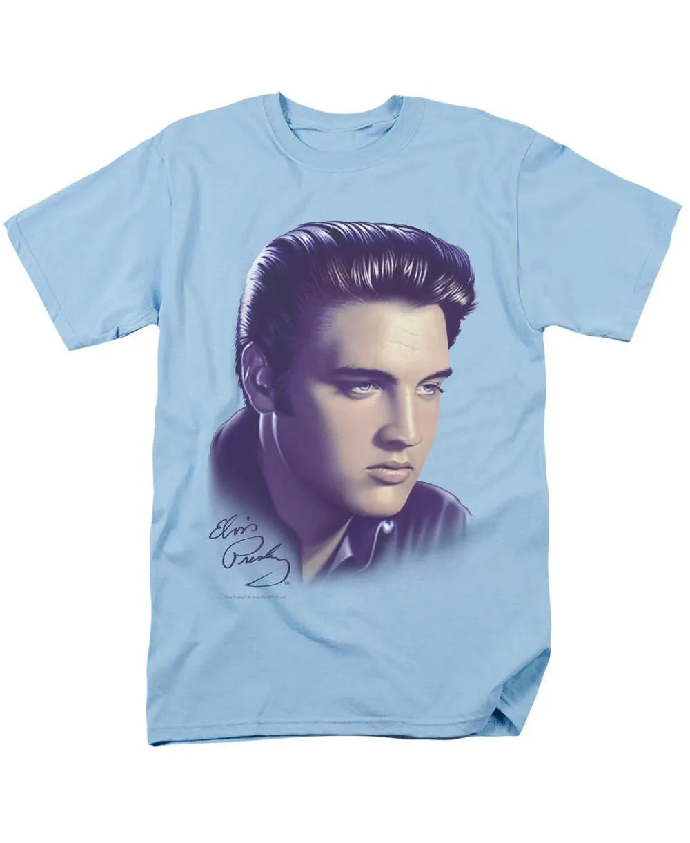Presley Portrait Graphic Crewneck Classic-Fit T-Shirt by Elvis