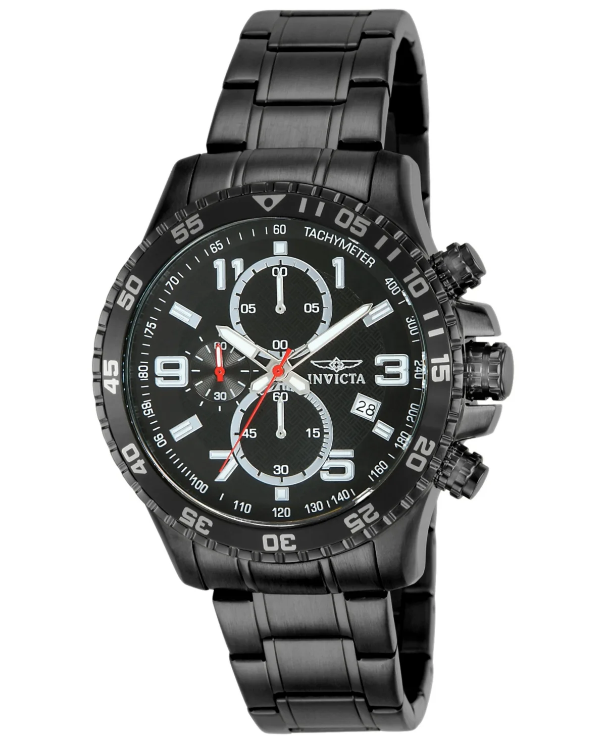 14880 Specialty Quartz Chronograph Black Dial Watch by Invicta