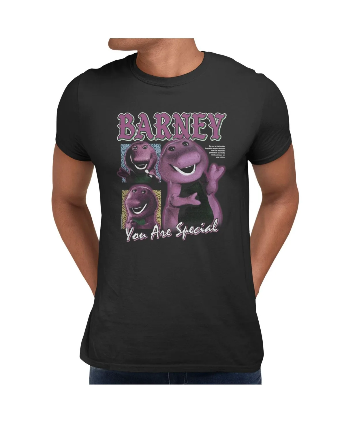 You Are Special Collage Graphic Retro Crewneck T-Shirt by Barney