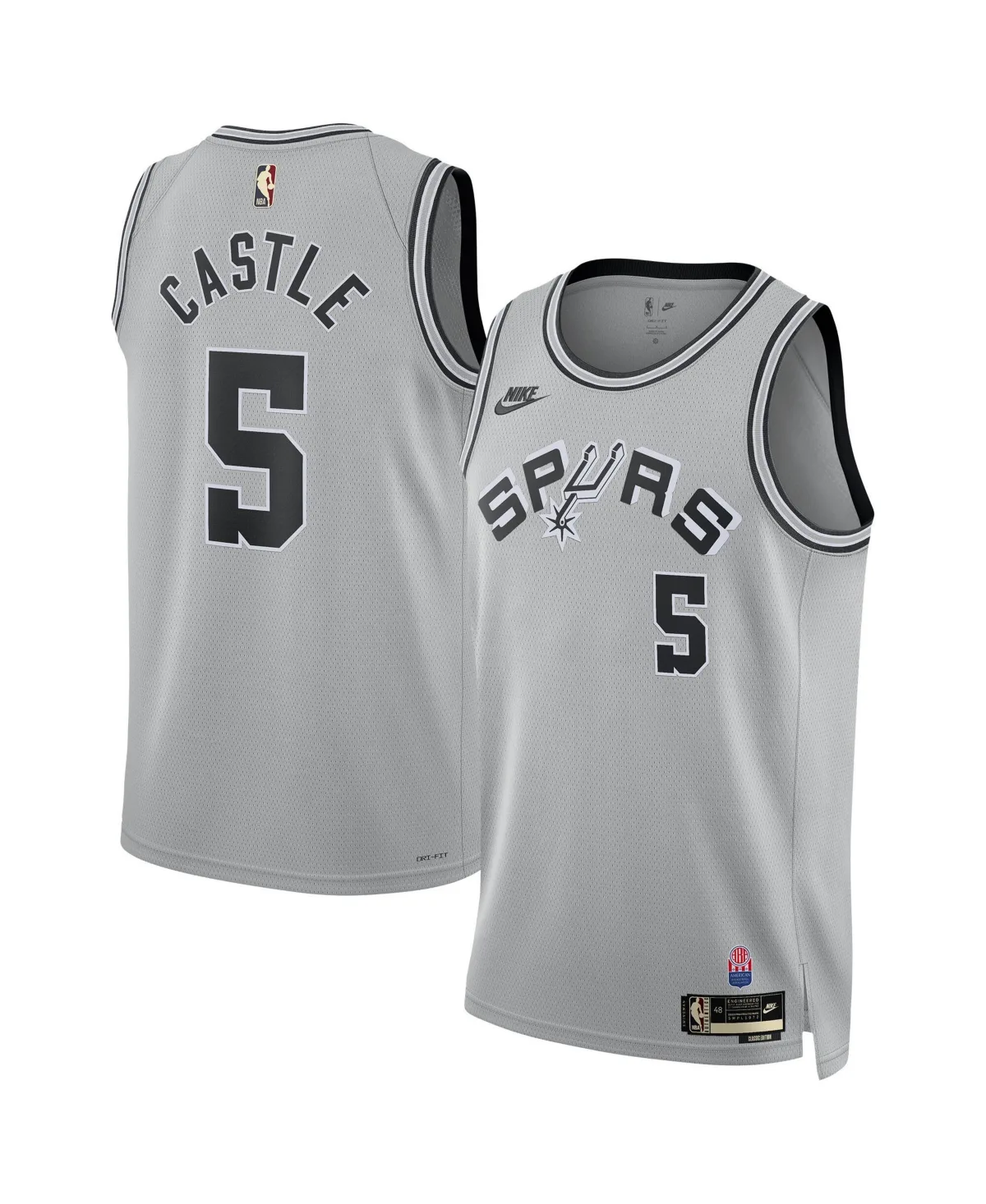 Stephon Castle San Antonio Spurs Classic Edition Swingman Jersey by Nike