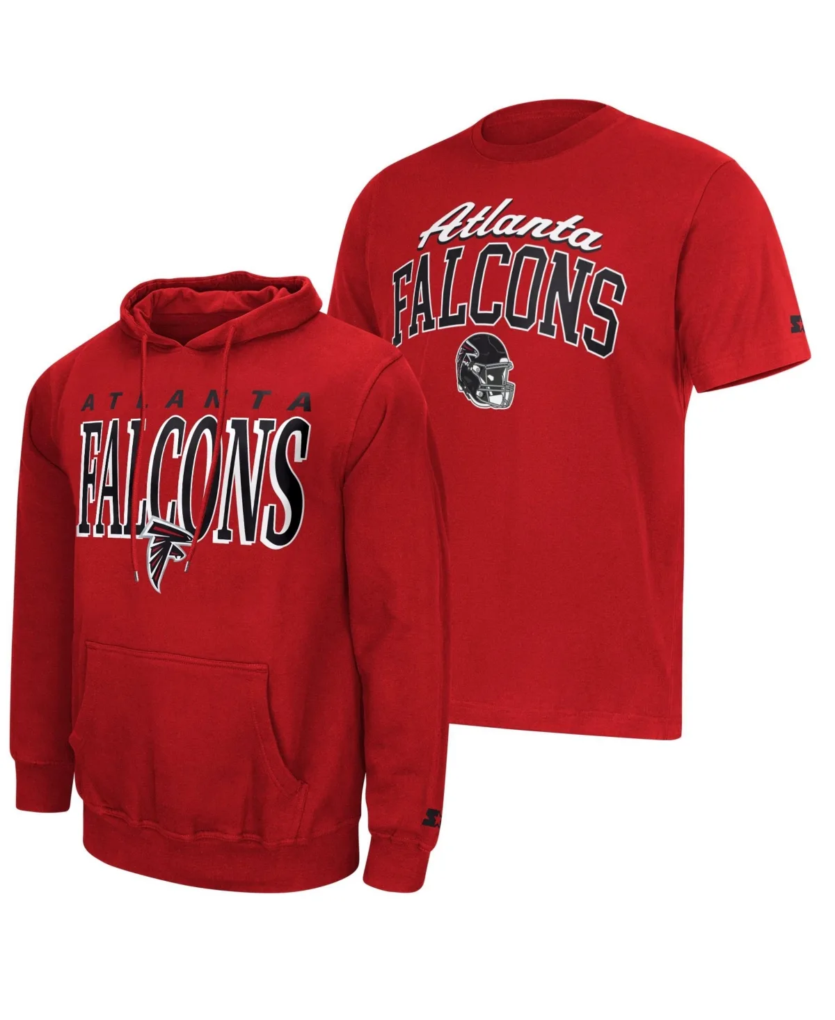Atlanta Falcons Logo T-Shirt and Hoodie Set by Starter