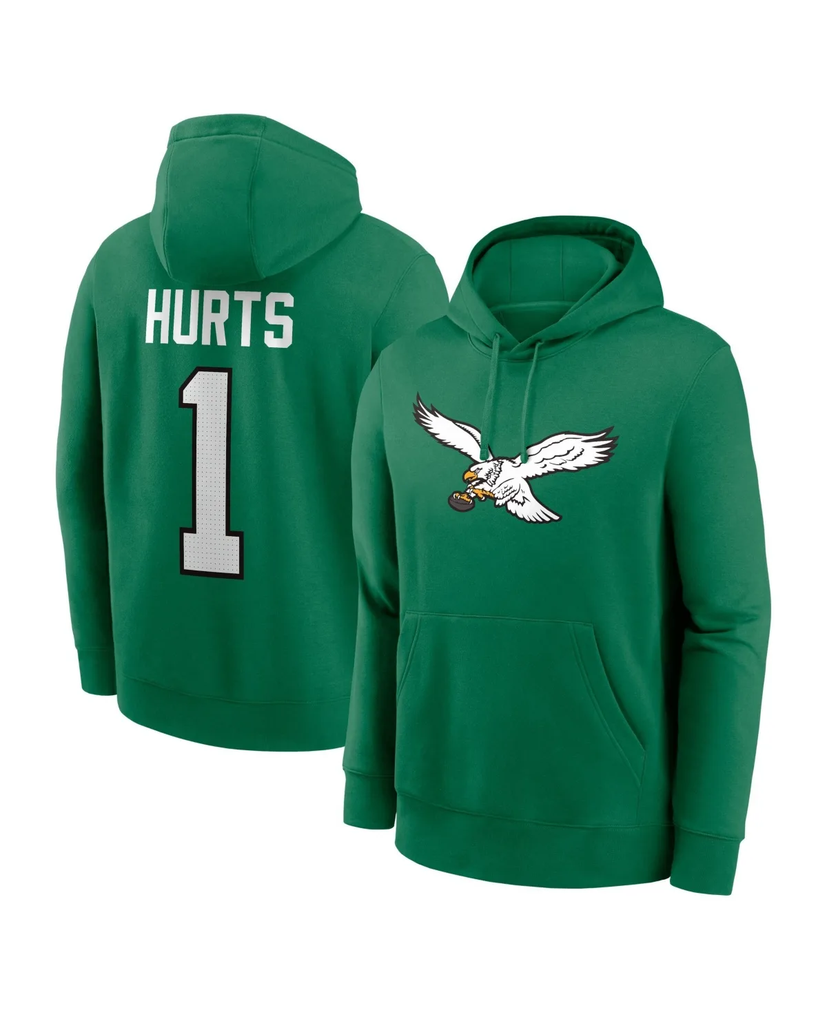 Jalen Hurts Philadelphia Eagles Name & Number Hoodie by Nike