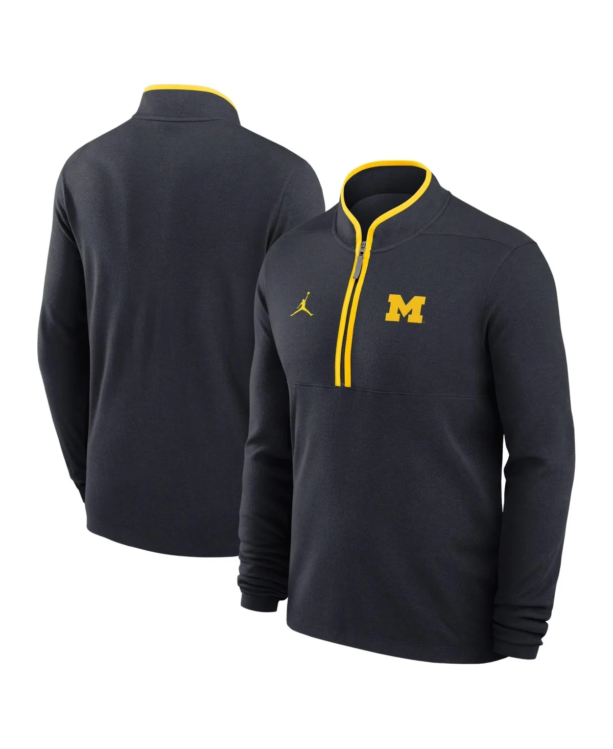 Michigan Wolverines Courtside Victory Dri-Fit Half-Zip Pullover by Jordan