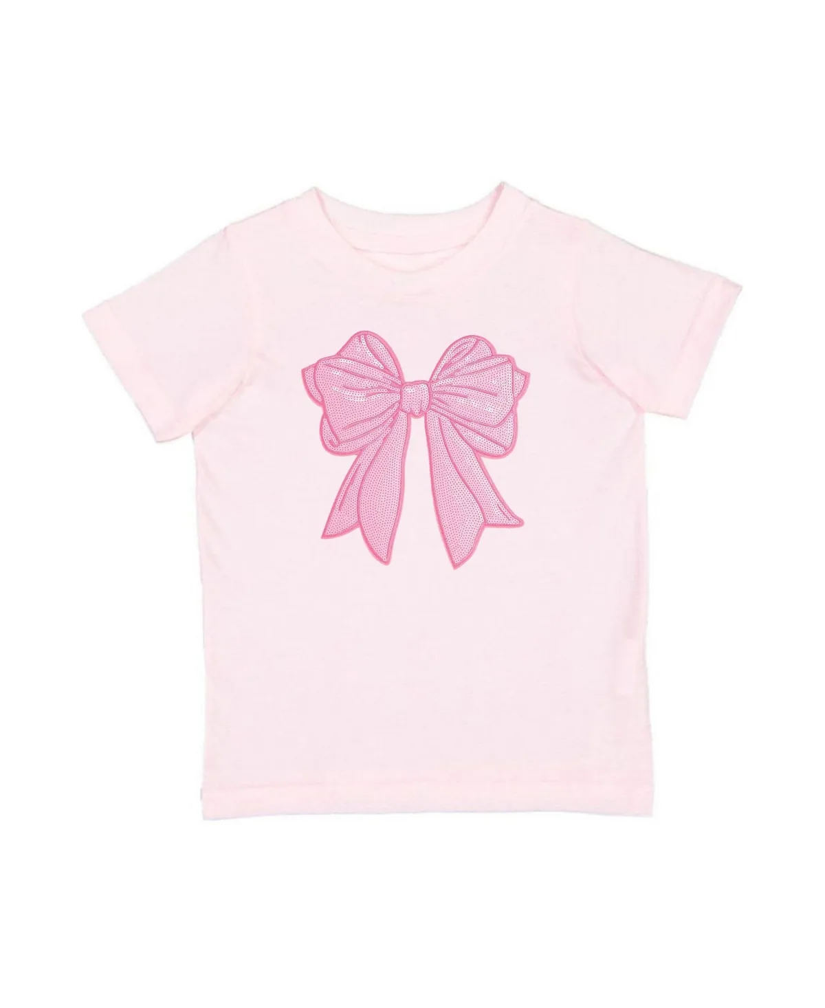 Sequin Bow Graphic T-Shirt by Sweet Wink
