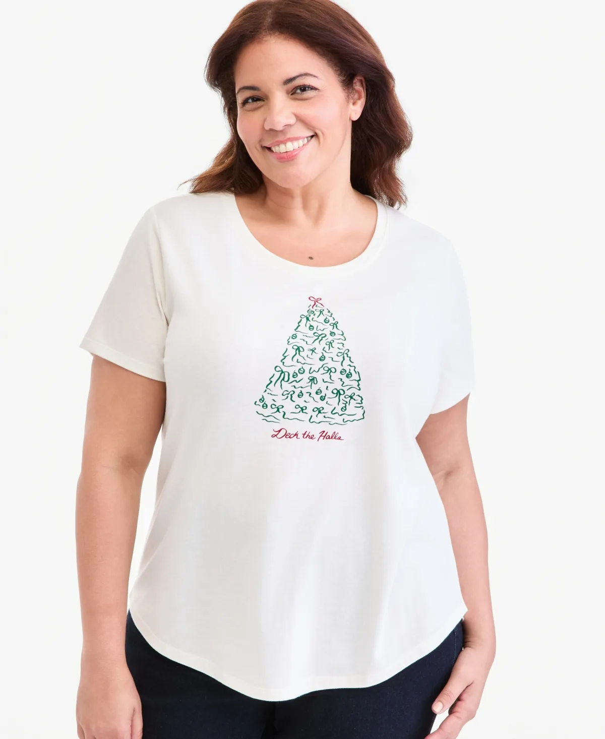 Printed Short-Sleeve Crewneck Tee by Style & Co