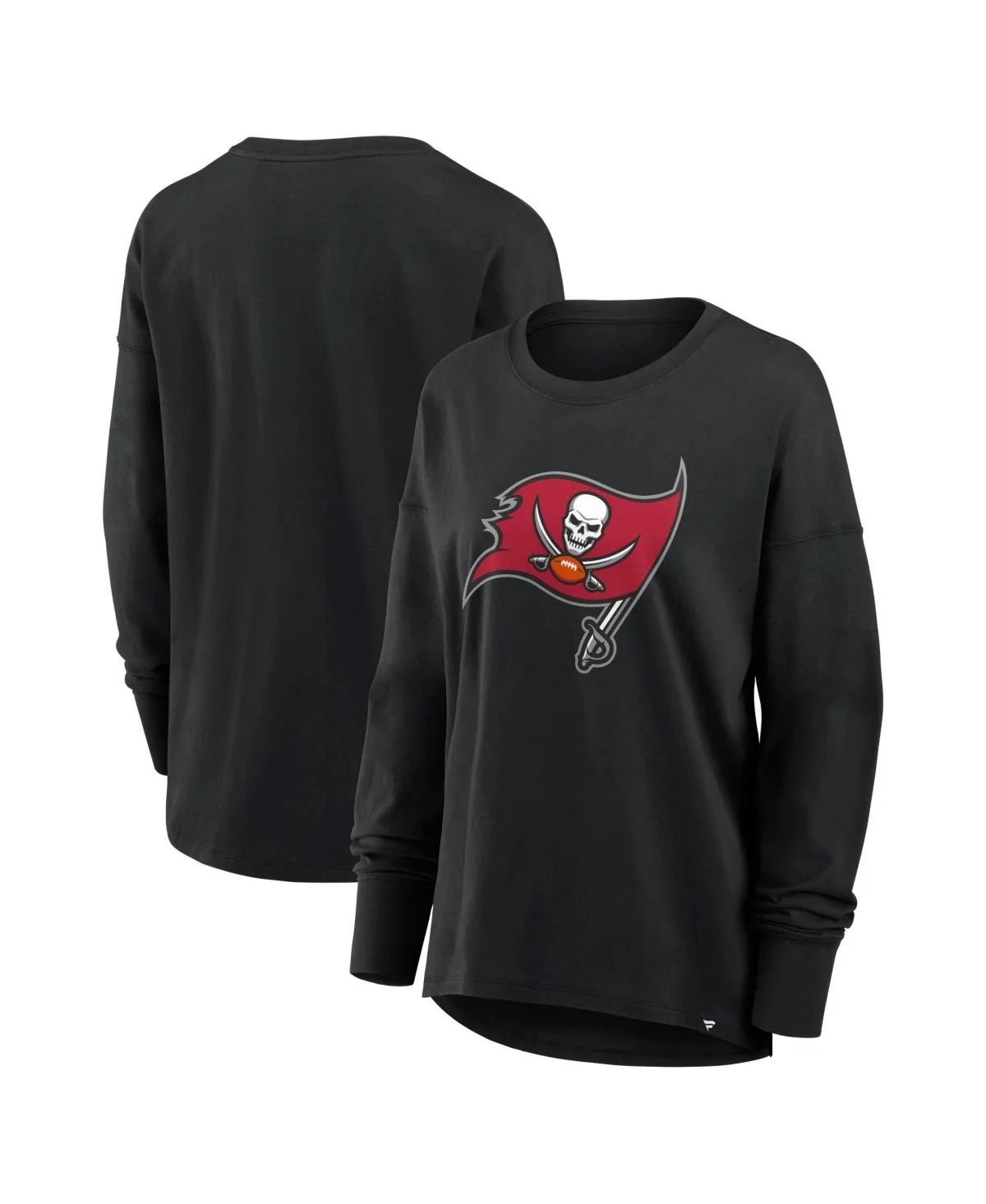 Tampa Bay Buccaneers Relaxed Hip Essential Long-Sleeve T-Shirt