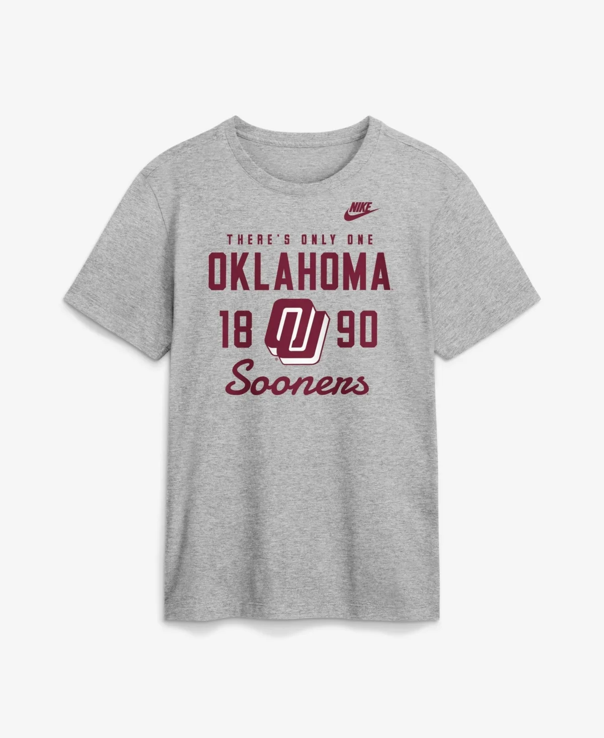 Oklahoma Sooners Legacy Stacked Established T-Shirt by Nike
